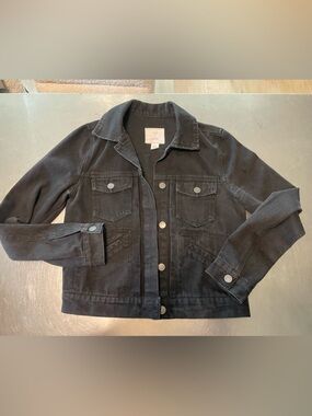 IVY + MAIN Black Denim Jean Jacket - Classic Trucker size small